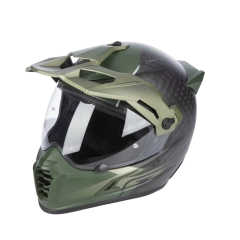 Krios Pro Helmet ECE/DOT Echo Matte Black - Rifle Green - Oil Green